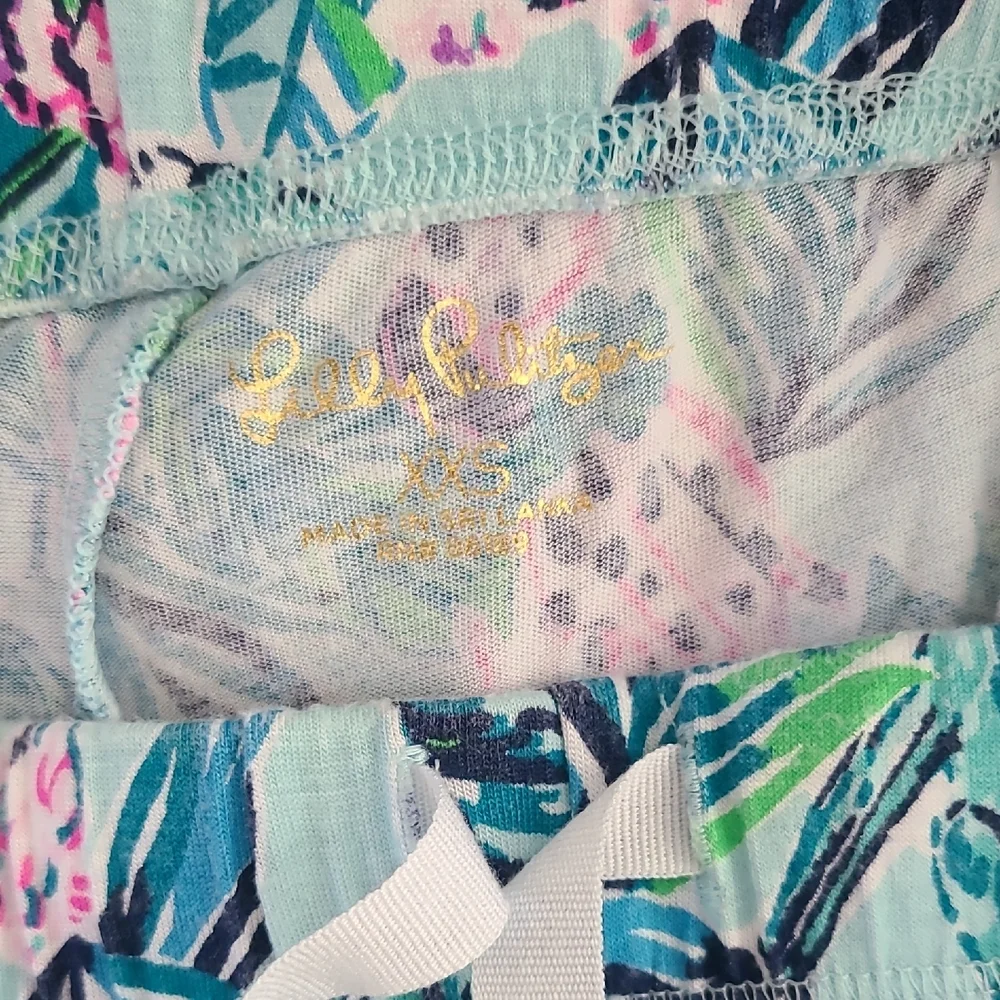 Lily Pulitzer "Barking Up the Palm Tree" Lounge Pant - Picture 3 of 5